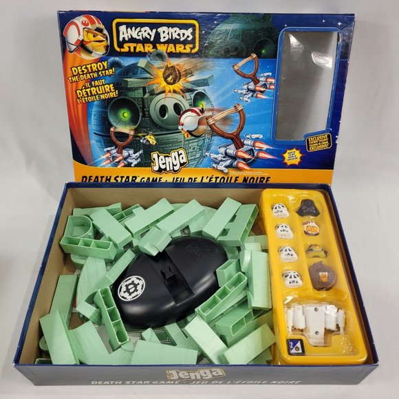Angry Birds Star Wars Death Star Jenga 2012 Game by Hasbro - Picture 1 of 1
